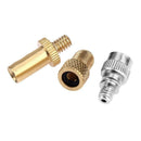 Bike Bicycle Presta to Schrader Valve Adapters+ Presta Valve Extension