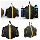 Round Shape Ball Bag Basketball Volleyball Football Backpack Adjustable ShouI8N1