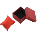 Red Rectangle Gift Wrist Watch Storage Box Case Holder