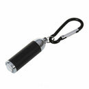 Mini LED Flashlight Torch Light Keychain Portable-BLACK