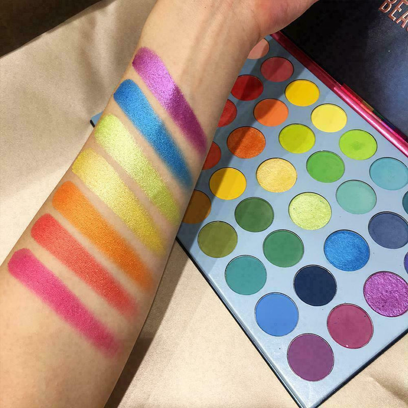 Beauty Glazed 39 Color Eyeshadow Eye Shadow Palette Makeup Kit Gitter Water C4P3