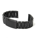 Solid Stainless Steel Links Watch Band Strap Deployment Buckle 22mm Straigh T8N5