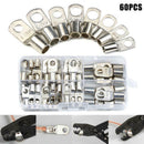 60Pcs Assorted Electrical Wire Copper Lug Cable Connector Terminal SC6-SC RXF