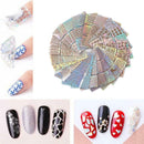 Nail Art Water Transfers Stickers Decals Flowers Print Stamping