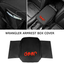 Soft Auto Car Leather Armrest Pad Center Console Box Cover Cushion SWC WAN
