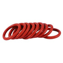 19 mm x 2.5 mm Silicone O Ring Oil Sealing Washers Red 10 pcs X6C5
