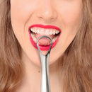 Stainless Steel Tongue Scraper Cleaning Bad Breath Sweeper Oral Fresher Hygiene