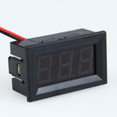 3 Wire Green LED Digital Display Voltage Meter Voltmeter Car Motor 0.56''