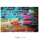 Backdrop Graffiti Brick Wall Art Fabric Backdrop Photography Background