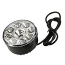 1X 9 LED Round Driving Daytime Running Light Car DRL Fog Lamp Head Lig QOL
