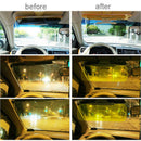 1Pc Clip-on Car Day Night Anti-Glare Safty Driving HD Mirror Glass Sun Vis AIX