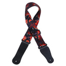 The Adjustable Printing Classic Folk Electric Bass Guitar Strap Guitar Belt~