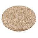 30cm Handcraft Straw Seat Round Cushion Tatami Cushion for Yoga Meditation