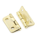 10Pcs Kitchen Cabinet Door 4 Holes Drawer Hinges Jewelry Box Furniture 18x16mm