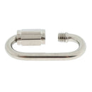 Stainless Steel 316 Quick Links Oval Carabiner Cable Shackle Connector 4mm