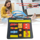 1-5years Puzzle Kid Wooden 1-5 Toys Puzzles Board Felt Children Kids Educational