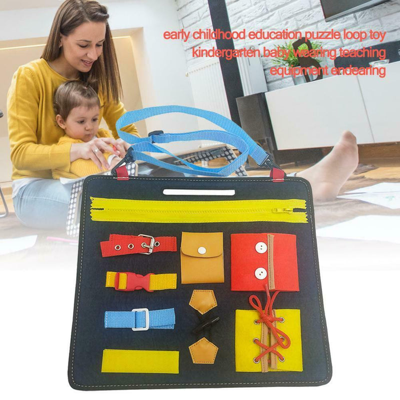 1-5years Puzzle Kid Wooden 1-5 Toys Puzzles Board Felt Children Kids Educational