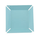 Iron Snacks Platter Jewelry Cosmetics Display Organizer Tray Blue Square S
