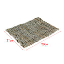 2x Rabbit Bunny Chew Toys Woven Bed Mat for Guinea Pig Chinchilla Squirrel