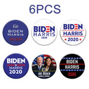 6pcs Democratic 2020 President Voting America  Harris Campaign Brooch Badge