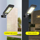 Solar Street Light Human Body Sensor Wall Lamp (60LED+Remote Control) A