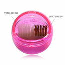 Nail Art Dual Clean Brush Head Drill Bit Cleanser Box Polishing Buffing ManiS Hn