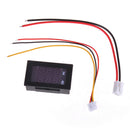 Digital Red LED Voltage Meter DC100V 10A Voltmeter Ammeter Blue+Red LED Amp OZ