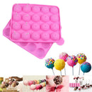 20 Sticks Cake   Mould Silicone Lollipop Chocolate Mold Baking Tray Tool ME