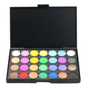 28 Shimmer Matte Colors Eye Shadow Set Bright Neon Eyeshadow Sleek Palette