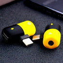 Jack Extension Earphone To Type C 3.5mm Aux Converter Adapter USB C 2 In 1 Chic