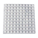 100Pcs Clear Silicone Self Adhesive Rubber Buffer Pad Feet Semicircle Bumpers