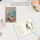 DIY Owl Special Shaped Diamond Painting 50 Pages A5 Notebook Sketchbook