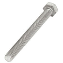 M6 x 60mm A2 Stainless Steel Fully Threaded Hex Head Screw Bolt 5 Pcs
