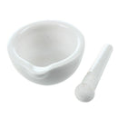 6 ml porcelain pestle and mortar mixing bowls polished game - white