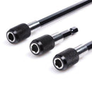 3x Magnetic Screwdriver Extension Release 1/4 Hex Shank Holder AU Bit Drill C1A8