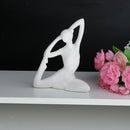 Modern Simple Creative Yoga Girl Decoration Ceramic Craft Ornament 6