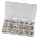 420 Piece Cold Pressed Non-Insulated Ring Terminal Fork Connector Crimp