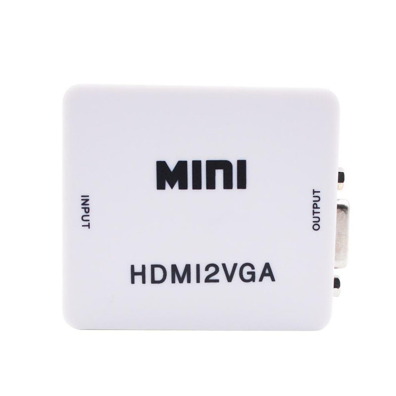 1080P Full HD Mini HDMI To VGA Audio Video Converter Adapter With USB Cable