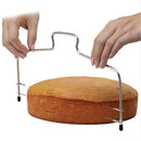 Adjustable Wire Cake Slicer Leveler Pizza Dough Cutter Trimmer Tool Stainless JR