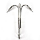 1pc 3 Claws Grappling Hook Climbing Survival Carabiner Tool Stainless SNWG`US