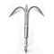 1pc 3 Claws Grappling Hook Climbing Survival Carabiner Tool Stainless SNWG`US