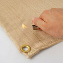 Outdoor Camping Fireproof Cloth Flame Retardant Mat (Glass Fiber 100x80cm)