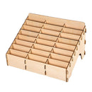 DIY Wooden Paint Rack Ink Storage Organizer 24-grid