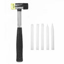Nylon White Tap Down kit Knock Down Set of 5 Tapper with 1pcs Rubber Hammer