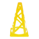 5 Pieces 9" PE Sport Training Traffic Cone for Soccer Football Basketball Yellow