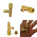 1/4"-1/4" R22 Refrigeration Charging Adapter Air Conditioning Valv Charging N8D7