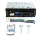 Single 1Din Car Stereo MP3 Player In Dash Head Unit Bluetooth USB AUX FM Radio