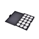15x Empty Eyeshadows Blank Panel Aluminum Palette Pans Removable Makeup Tool FT