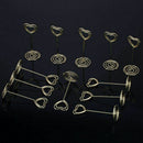 24 Pack of Table Number Card Holders Photo Holder Stand Place Card Paper Me A7T1