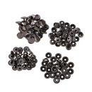 60 Sets Snap Fasteners Press Studs Sewing Rivets DIY Leather Craft 12.5/15mm